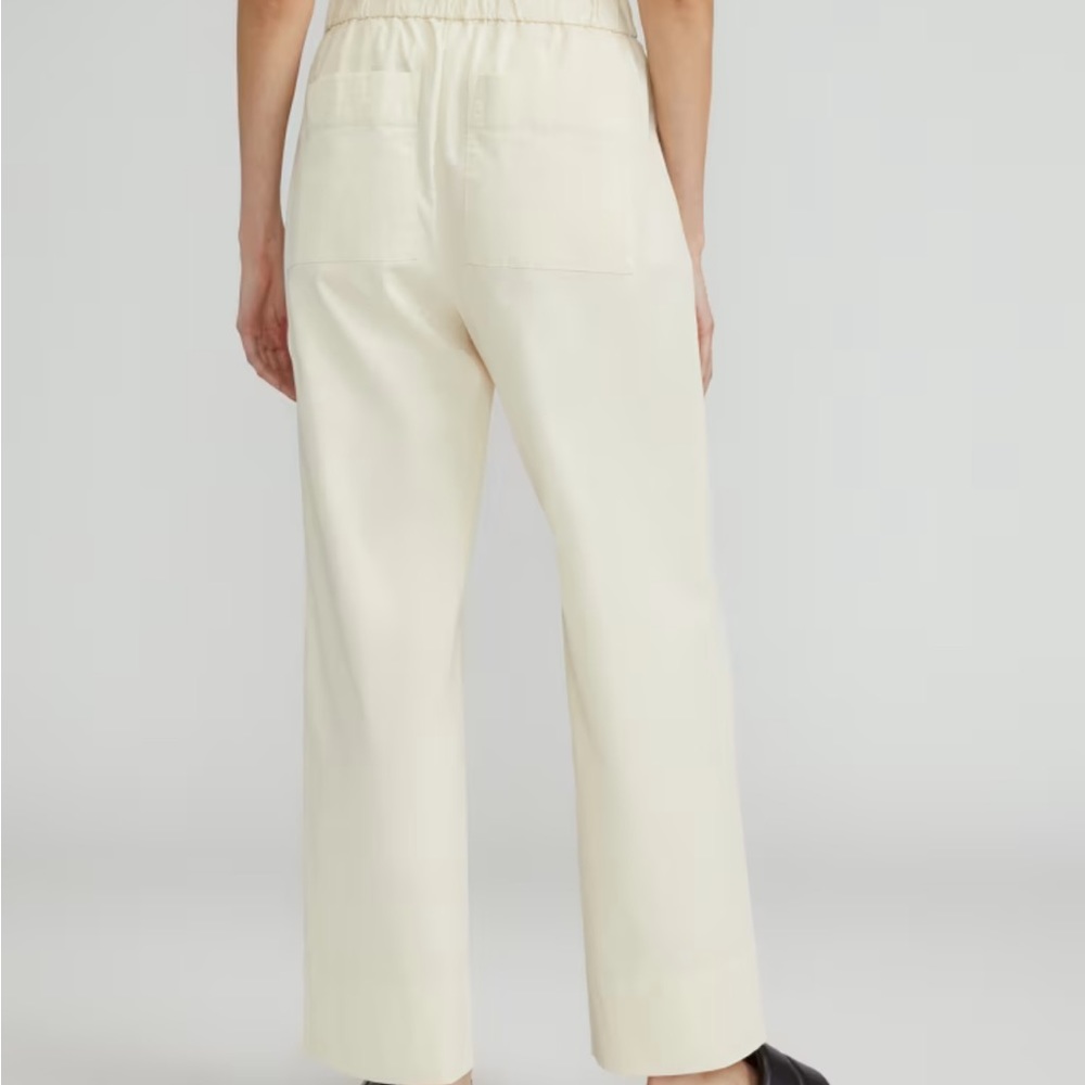 NEW NWT Everlane The Easy pants bone beige color size 2 - Picture 3 of 6